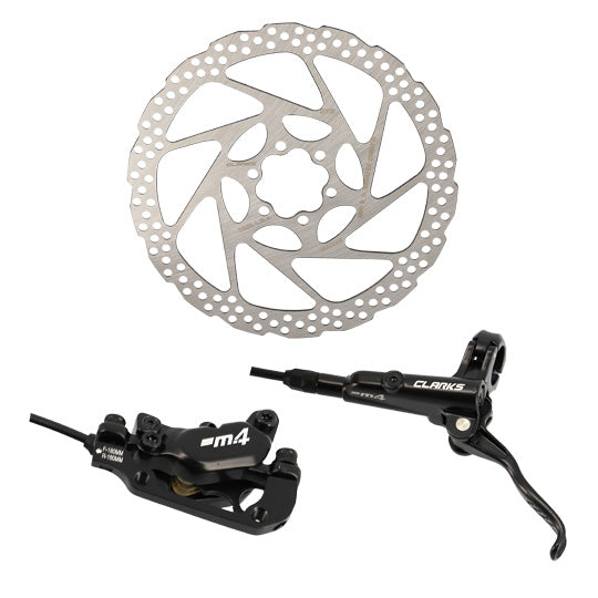 FREIN DISQUE AV HYDRO CLARKS M4 NOIR (4 PISTONS) AVEC DISQUE 180MM (OEM)