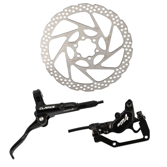 FREIN DISQUE AR HYDRO CLARKS M4 NOIR (4 PISTONS) AVEC DISQUE 180MM (OEM)