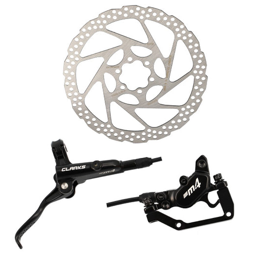 FREIN DISQUE AR HYDRO CLARKS M4 NOIR (4 PISTONS) AVEC DISQUE 180MM (OEM)