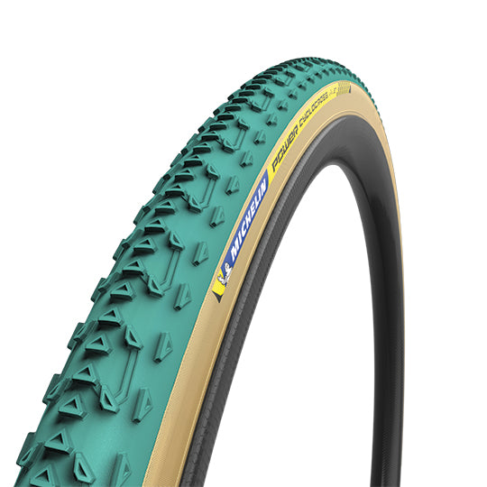 BOYAU CYCLOCROSS 700X33 MICHELIN POWER JET VERT/BEIGE (33-622)