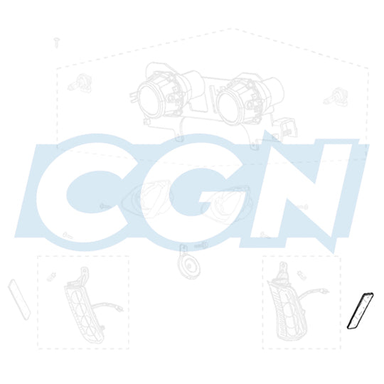 CATADIOPTRE AVANT GAUCHE SCOOTER/MAXI SCOOTER OEM PEUGEOT 400 METROPOLIS/FIGHT3/FIGHT4