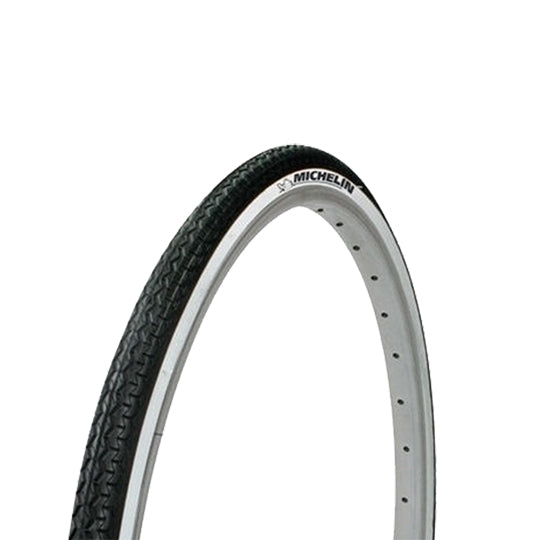 PNEU VTC/URBAIN 700X35C - 28X1.35 TR MICHELIN WORLDTOUR TT NOIR/BLANC (35-622)