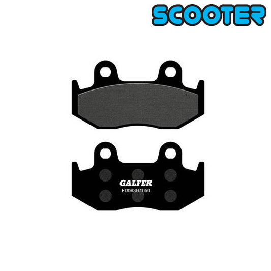PLAQUETTE FREIN  86 GALFER G1050 ADAPT. AV/AR HYOSUNG/KYMCO/YAMAHA QUAD (PR)