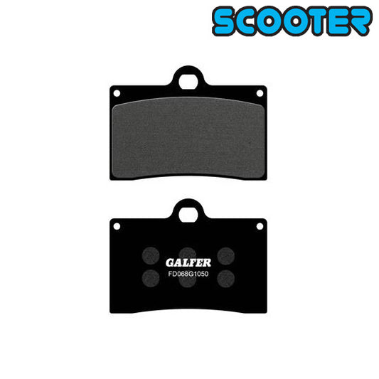 PLAQUETTE FREIN  87 GALFER G1050 ADAPT. AV/AR CAGIVA/YAMAHA TDR/TZR (PR)