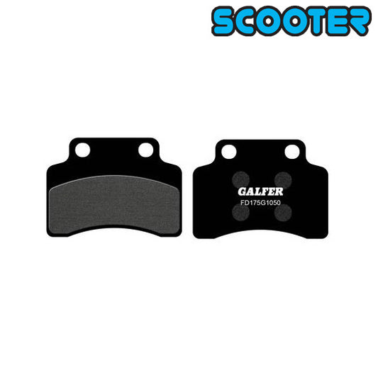 PLAQUETTE FREIN  19 GALFER G1050 ADAPT. AV CPI HUSSARD/OLIVER/POPCORN/KEEWAY FOCUS/MATRIX