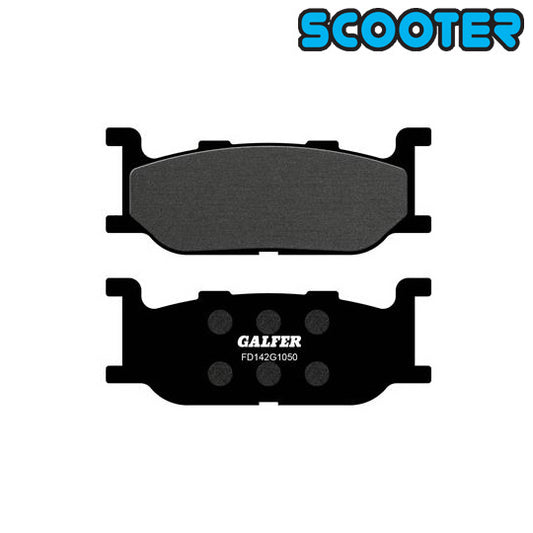 PLAQUETTE FREIN  62 GALFER G1050 ADAPT. AV 400/500 MAJESTY/TMAX 2001--2003 (PR)