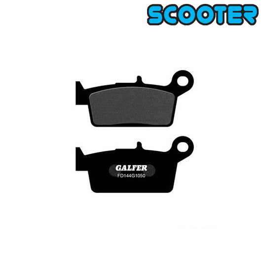 PLAQUETTE FREIN  95 GALFER G1050 ADAPT. AV KYMCO FEVER/FILLY/TOP BOY/PEUGEOT SV550 (PR)