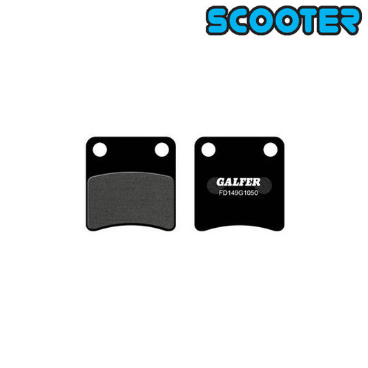 PLAQUETTE FREIN  97 GALFER G1050 ADAPT. AV CAGIVA CITY/DAELIM/HONDA/SYM (PR)