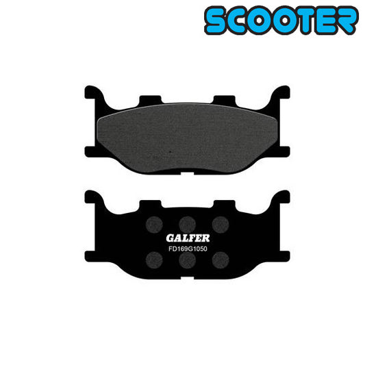 PLAQUETTE FREIN  63 GALFER G1050 ADAPT. AV 250/400 SKYLINER/MAJESTY/500 TMAX 04-07 (PR