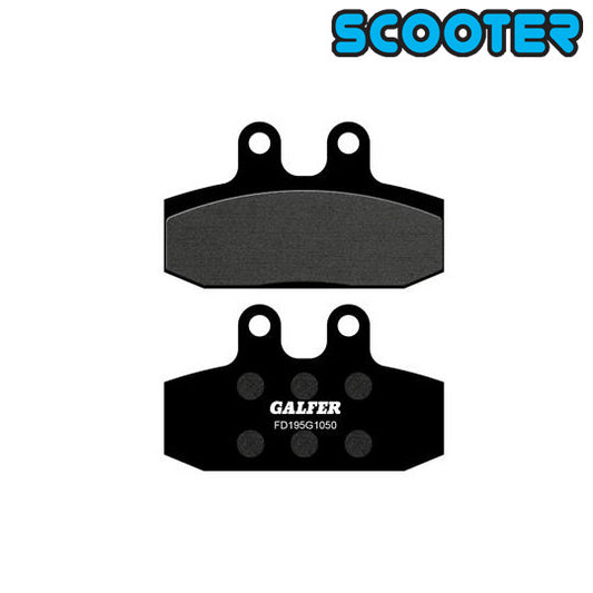 PLAQUETTE FREIN 103 GALFER G1050 ADAPT. AV HONDA REBEL/CITY FLY/BALI/CMX (PR)