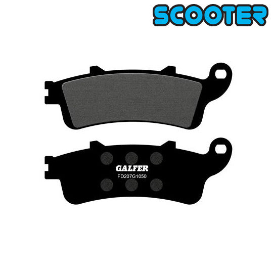 PLAQUETTE FREIN  53 GALFER G1050 ADAPT. AV 125 PANTHEON/250 JAZZ/FORESIGHT/SILVERWING (PR)
