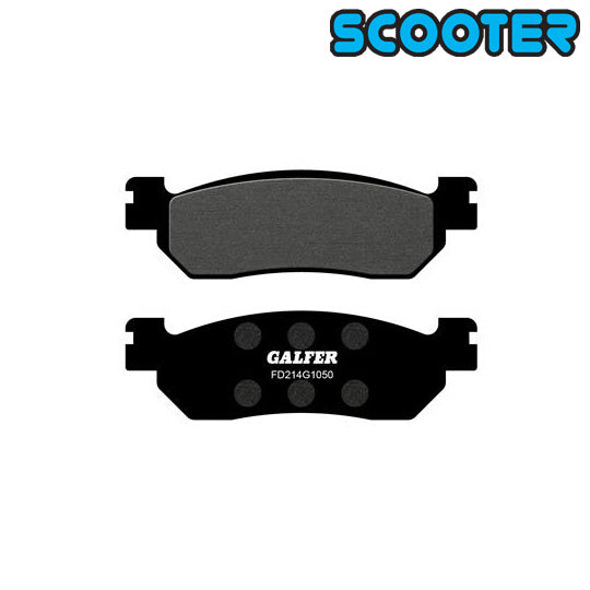 PLAQUETTE FREIN  66 GALFER FD214G1050 ADAPT. AR 250 SKYLINER/MAJESTY 01->/XMAX 10-> (PR)