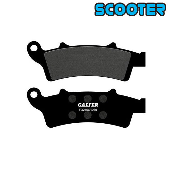 PLAQUETTE FREIN  50 GALFER G1050 ADAPT. AV 100/125/200 LOOXOR/ATLANTIC 03->/MADISON (PR)