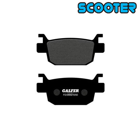 PLAQUETTE FREIN  67 GALFER FD345G1050 ADAPT. AR 125 SHI 09->/ HONDA FORZA 15->/SWING 08->/