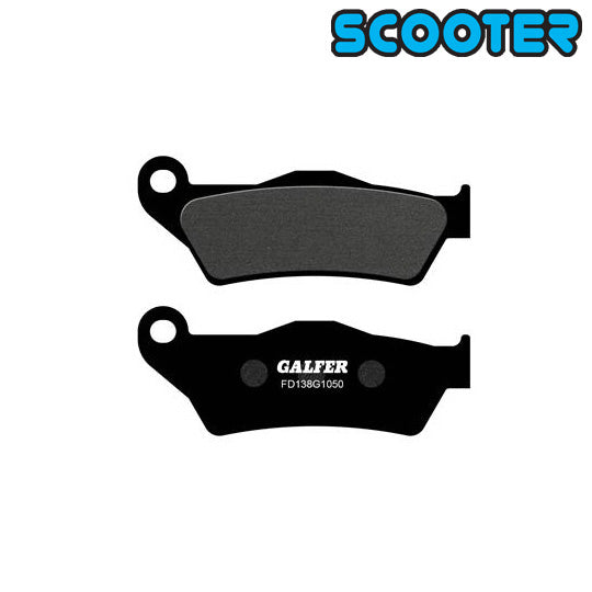 PLAQUETTE FREIN  48 GALFER G1050 ADAPT. AV PIAGGIO 500 X9/SKYLINER/KILIBRE (PR)