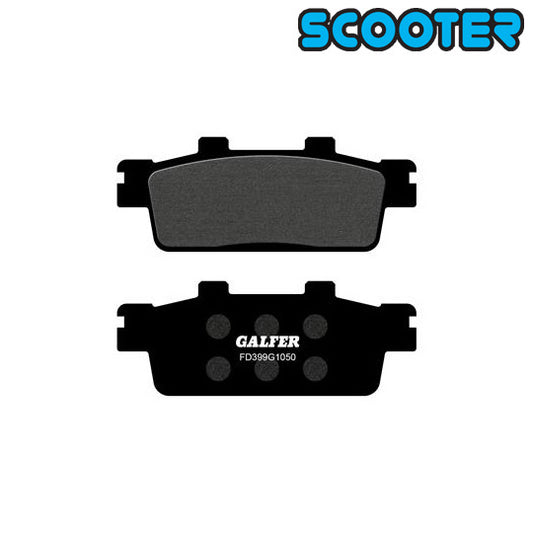 PLAQUETTE FREIN 111 GALFER FD399G1050 ADAPT. DAELIM S3/KYMCO MOVIE/PEUGEOT LXR/SYM GTS/HD