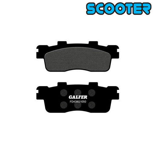 PLAQUETTE FREIN  64 GALFER G1050 ADAPT. AR 125 DOWNTOWN I 09->/SUPER DINK 10-> (PR)