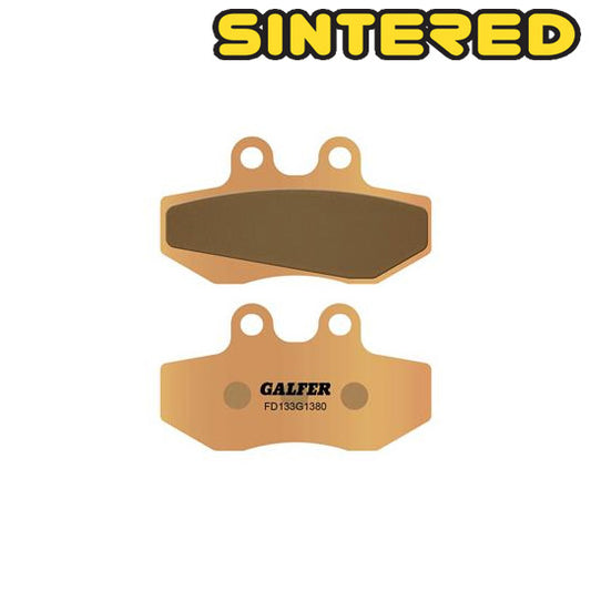 PLAQUETTE FREIN  39 GALFER FD133G1380 ADAPT. AV DRD/GPR50/XR6/FLAMEX 125/BETA RR/SHERCO (