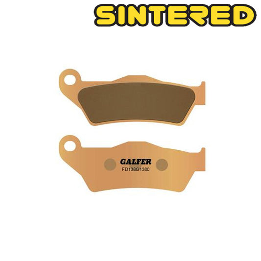 PLAQUETTE FREIN  48 GALFER G1380 ADAPT. AV PIAGGIO 500 X9/SKYLINER/KILIBRE (PR)