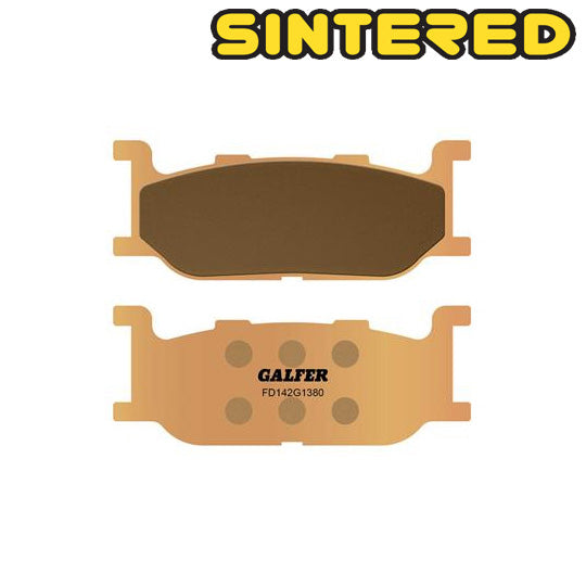 PLAQUETTE FREIN  62 GALFER FD142 G1380 ADAPT. AV 400/500 MAJESTY/TMAX 2001--2003 (PR)