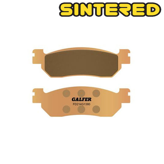 PLAQUETTE FREIN  66 GALFER FD214G1380 ADAPT. AR 250 SKYLINER/MAJESTY 01->/XMAX 10-> (PR)