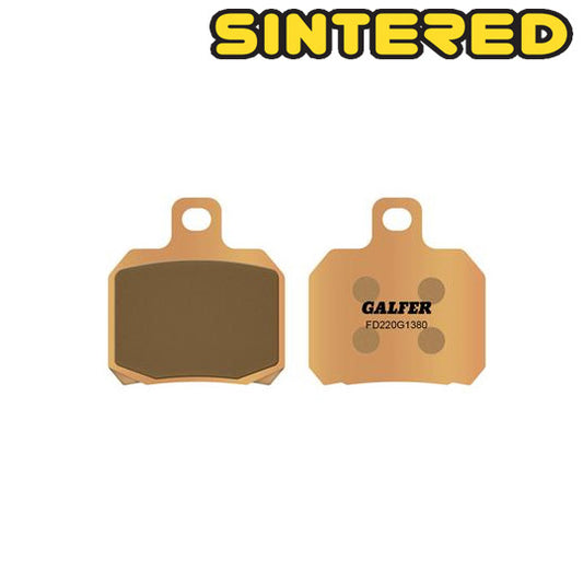 PLAQUETTE FREIN  14 GALFER FD220G1380 ADAPT. AR XMAX/X8/X9 EVO 03->/ AV GPR 04->/MRT PRO (