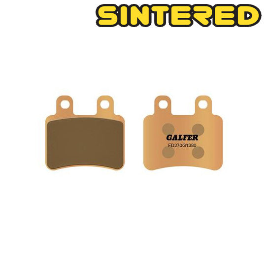PLAQUETTE FREIN  18 GALFER FD270G1380 ADAPT. AR SENDA DRD PRO/ELYSTAR/SATELIS 125/XLIMIT