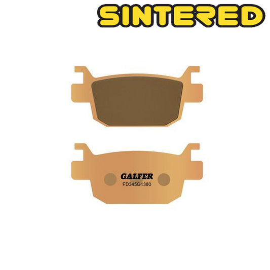 PLAQUETTE FREIN  67 GALFER FD345G1380 ADAPT. AR 125 SHI 09->/FORZA 15->/SWING 08->/@NES 09