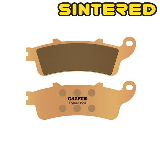 PLAQUETTE FREIN  53 GALFER G1380 ADAPT. AV 125 PANTHEON/250 JAZZ/FORESIGHT/SILVERWING (PR)