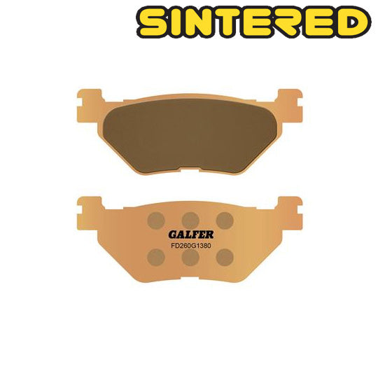PLAQUETTE FREIN  61 GALFER FD260G1380 ADAPT. AR TMAX 500 2001->2003 /530 TMAX 2012-> (PR)