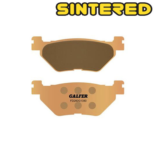 PLAQUETTE FREIN  61 GALFER FD260G1380 ADAPT. AR TMAX 500 2001->2003 /530 TMAX 2012-> (PR)