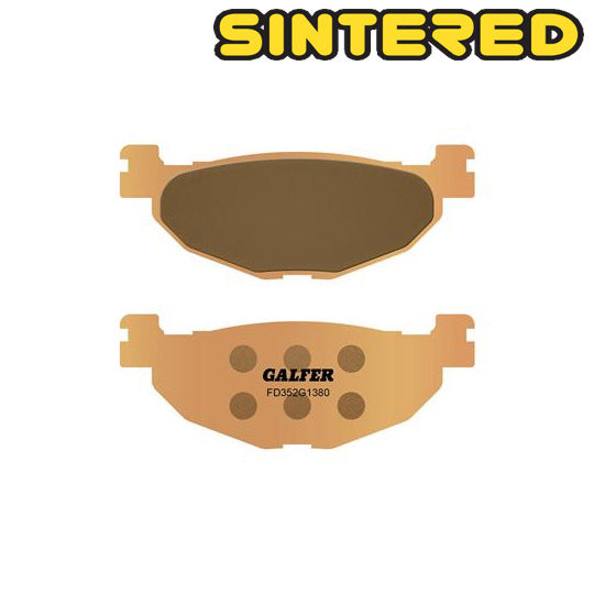 PLAQUETTE FREIN  60 GALFER FD352 G1380 ADAPT. AR 400 SKYLINER/MAJESTY 04-11/500 TMAX 04-11