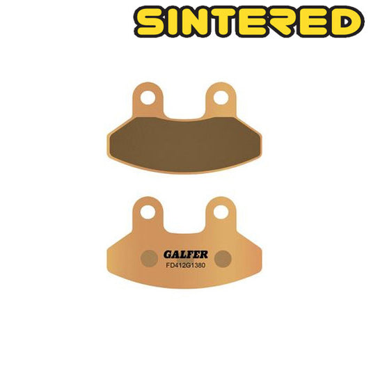 PLAQUETTE FREIN  40 GALFER G1380 ADAPT. AV 125 SYM JOYRIDE/SHARK/RIEJU 125 RS2 (PR)
