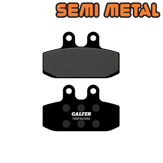 PLAQUETTE FREIN 88 GALFER FD074G1054 ADAPT. AV/AR APRILIA CITY ONE/HONDA MTX/NSR/XL (PR)