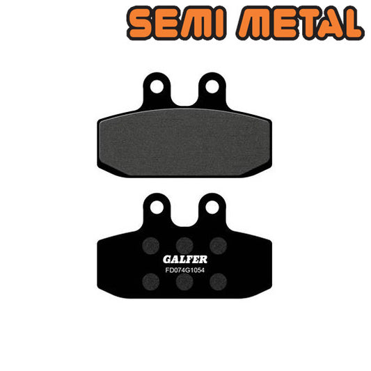 PLAQUETTE FREIN 88 GALFER FD074G1054 ADAPT. AV/AR APRILIA CITY ONE/HONDA MTX/NSR/XL (PR)