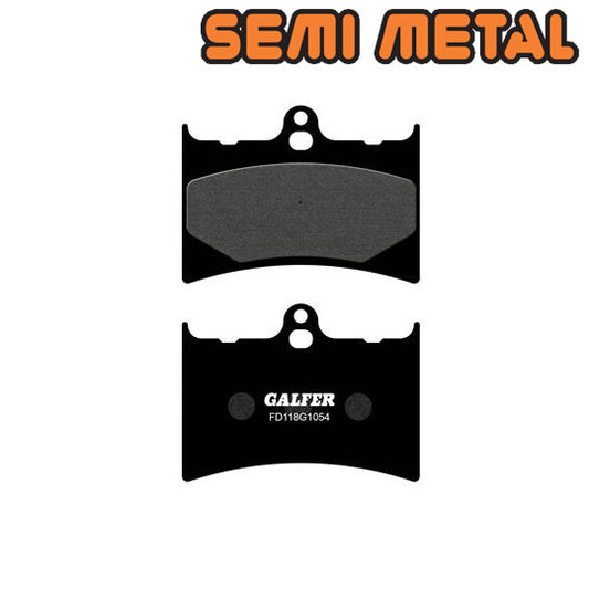 PLAQUETTE FREIN  93 GALFER G1054 ADAPT. AV CAGIVA/APRILIA/GILERA (PR)