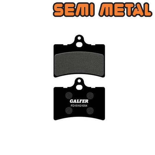 PLAQUETTE FREIN  98 GALFER G1054 ADAPT. AR BETA 125/AV CAGIVA SUPER CITY (PR)