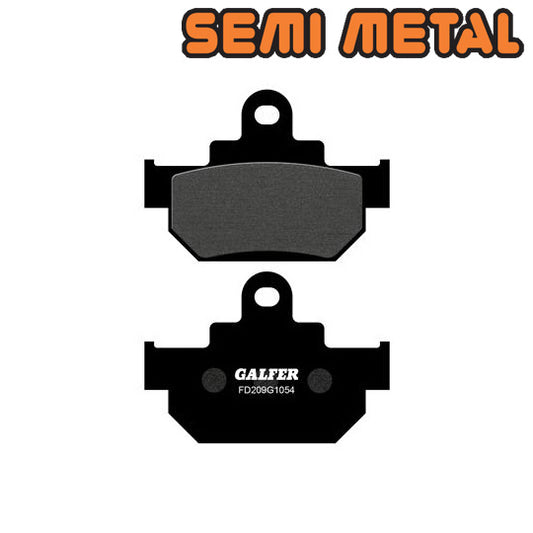 PLAQUETTE FREIN 105 GALFER G1054 ADAPT. AV 125/250 SUZUKI GZ/MARAUDER/INTRUDER (PR)