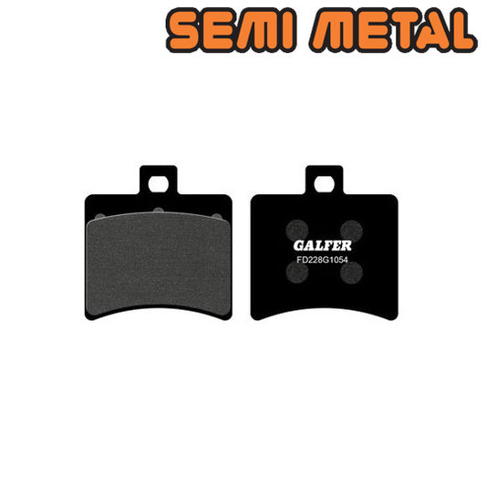 PLAQUETTE FREIN  07 GALFER G1054 ADAPT. AR SR50 DITECH/LEONARDO/ATLANTIC 125/200 03-> (PR)