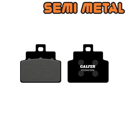 PLAQUETTE FREIN  16 GALFER G1054 ADAPT. AV X8/MP3/X-EVO 125/LEONA RDO  125 (PR)