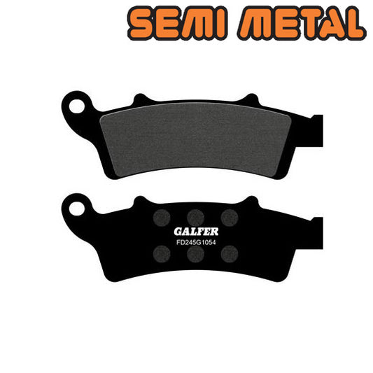PLAQUETTE FREIN  76 GALFER G1054 ADAPT. AV 125 KYMCO DOWNTOWN/XTOWN 2016-> (PR)