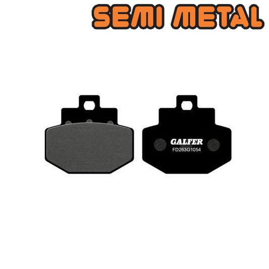 PLAQUETTE FREIN  17 GALFER G1054 ADAPT. AR SUPER HEXAGON/RUNNER 4T/DNA (PR)