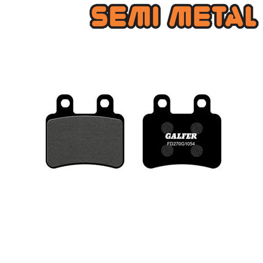 PLAQUETTE FREIN  18 GALFER FD270G1054 ADAPT. AR SENDA DRD PRO/ELYSTAR/SATELIS 125/XLIMIT 0