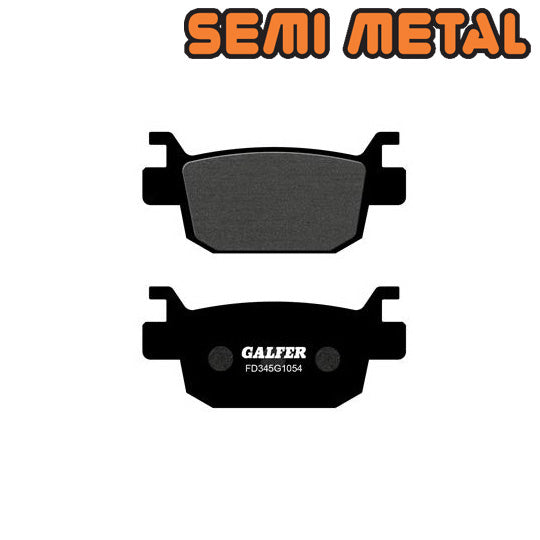 PLAQUETTE FREIN  67 GALFER G1054 ADAPT. AR 125 SHI 09->/FORZA 15->/SWING 08->/@NES 09->