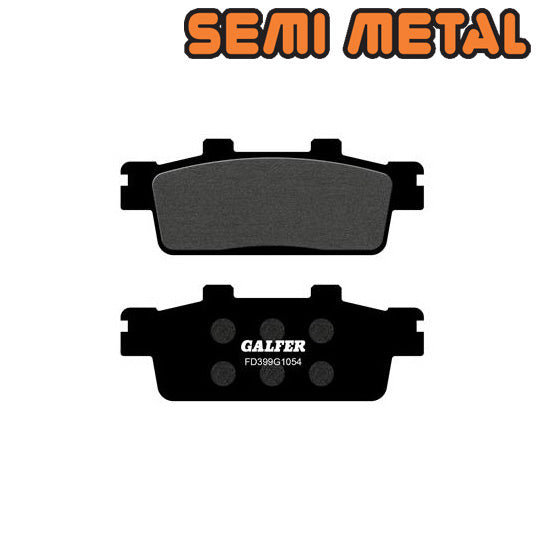 PLAQUETTE FREIN 111 GALFER FD399G1054 ADAPT. DAELIM S3/KYMCO MOVIE/PEUGEOT LXR/SYM GTS/HD