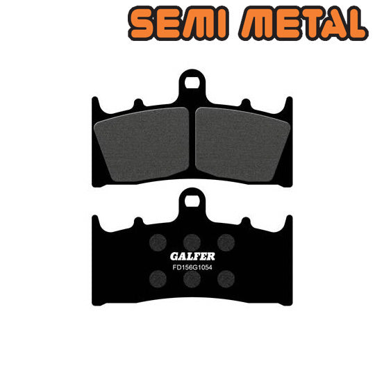 PLAQUETTE FREIN 142 GALFER G1054 AV KAWASAKI Z6R/ZX9R/ZXR1200/SUZUKI GSXR750/1000/1300 (PR