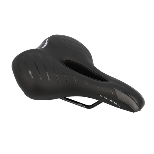 SELLE LOISIR MONTE GRAPPA 6255 LYRA GEL PLUS UNISEX NOIR TYPE TRANSAM