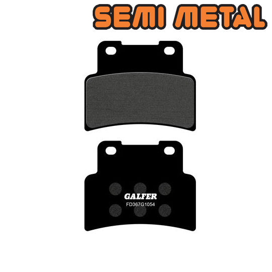 PLAQUETTE FREIN 184 GALFER G1054 AV KYMCO 400 XCITING/YAMAHA YZF 125 R/MT 125 (PR)