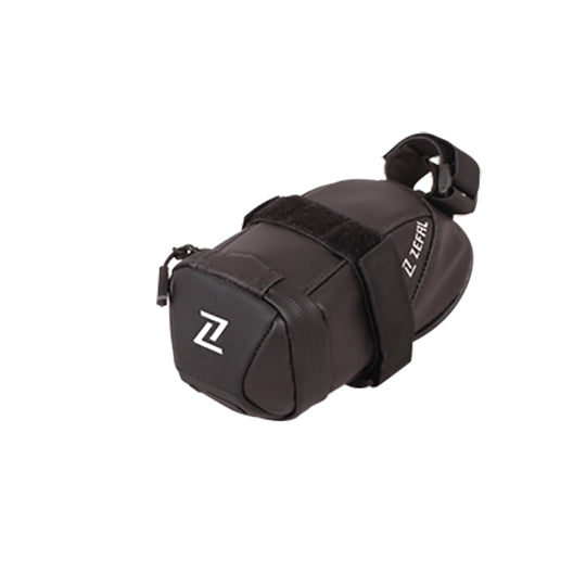 SACOCHE SELLE ZEFAL IRON PACK 2 S-DS NOIR 0.5L FIXATION VELCRO SUR RAIL ET TIGE SELLE