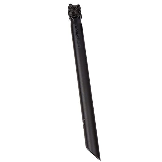 TIGE DE SELLE D27.2 ALU L400 ROUTE/VTT ERGOTEC VIPER NOIR DEPORT 0 MM (LEVEL 5)